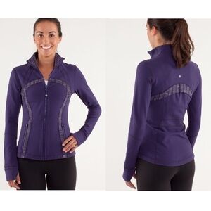 Lululemon Define Jacket Dense Purple/Ziggy Wee 4 EUC